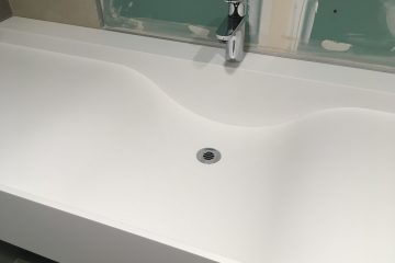 plan vasque solid surface sur mesure